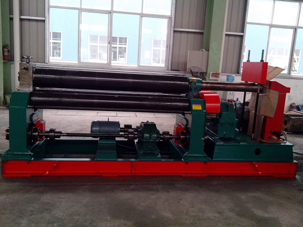 W11 3 roller mechanical type plate bending machine 